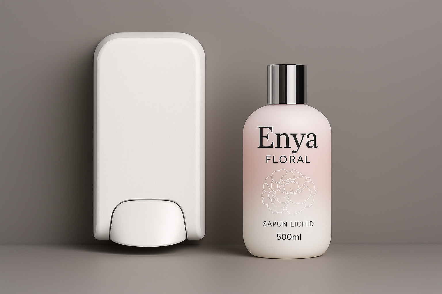 Săpun Lichid Enya Floral cu dozator