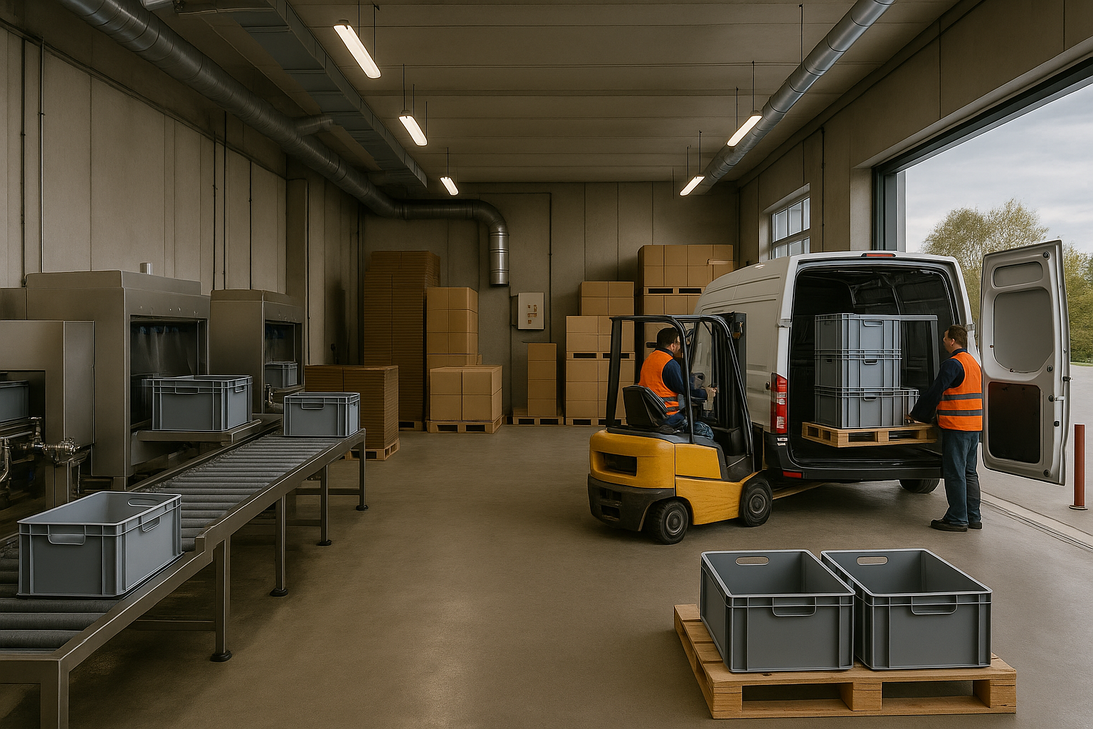 Logistică și transport navete