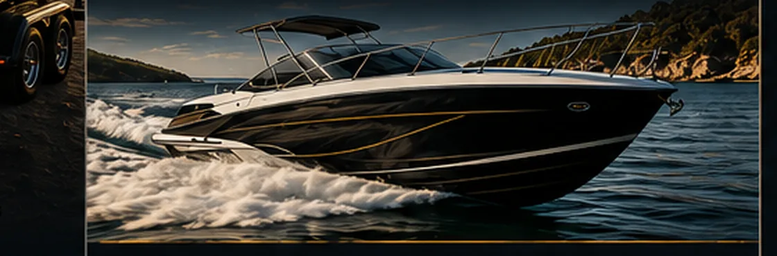 Speedboat on water