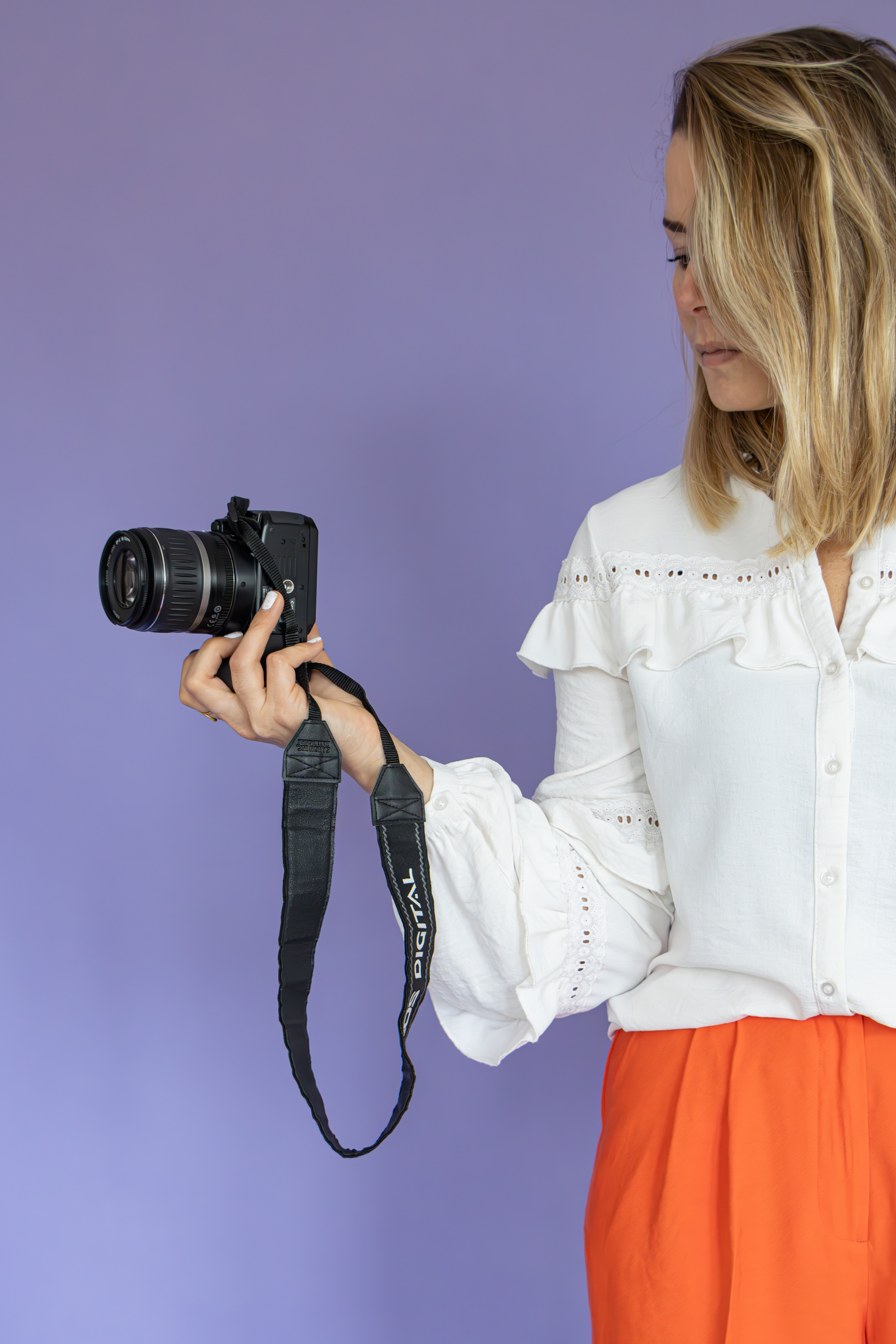 Marije met camera