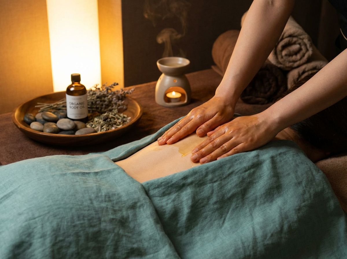 Professional massage therapy session showing specialist bodywork treatment at Bodyfix Therapy in Longniddry, East Lothian