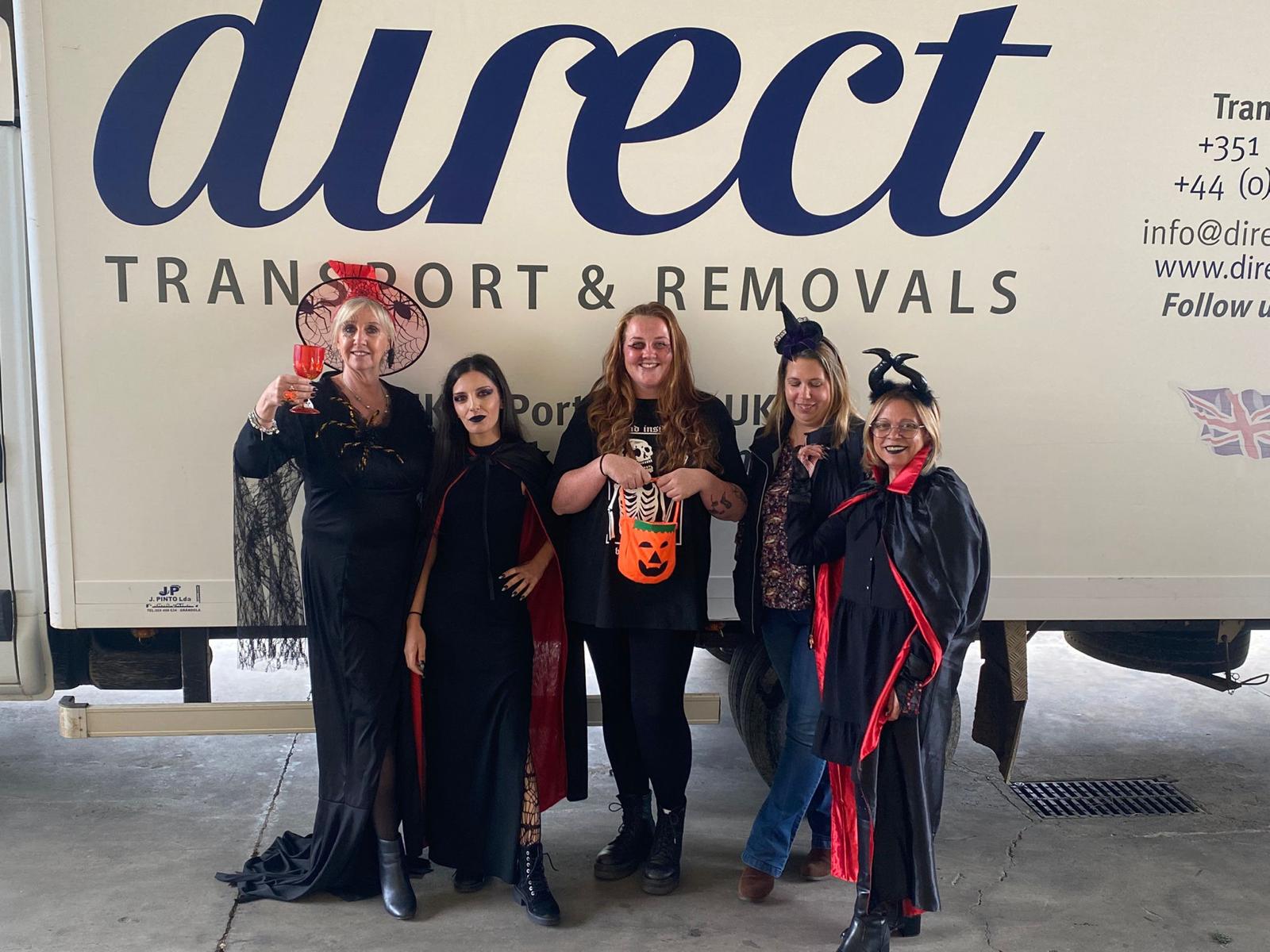 Team Halloween celebration