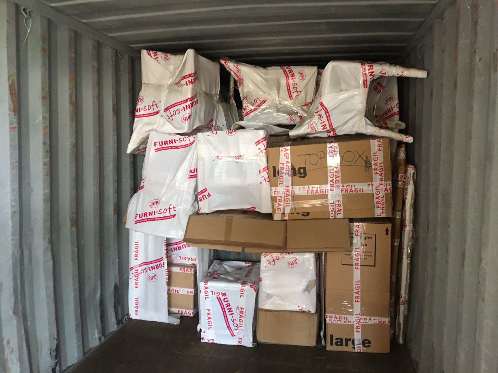 Freight forwarding - packed goods