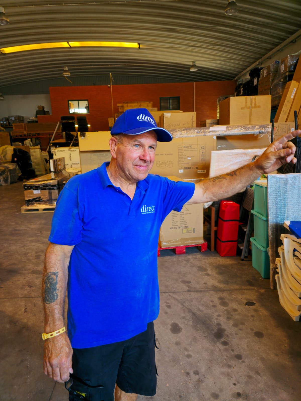 Warehouse team member