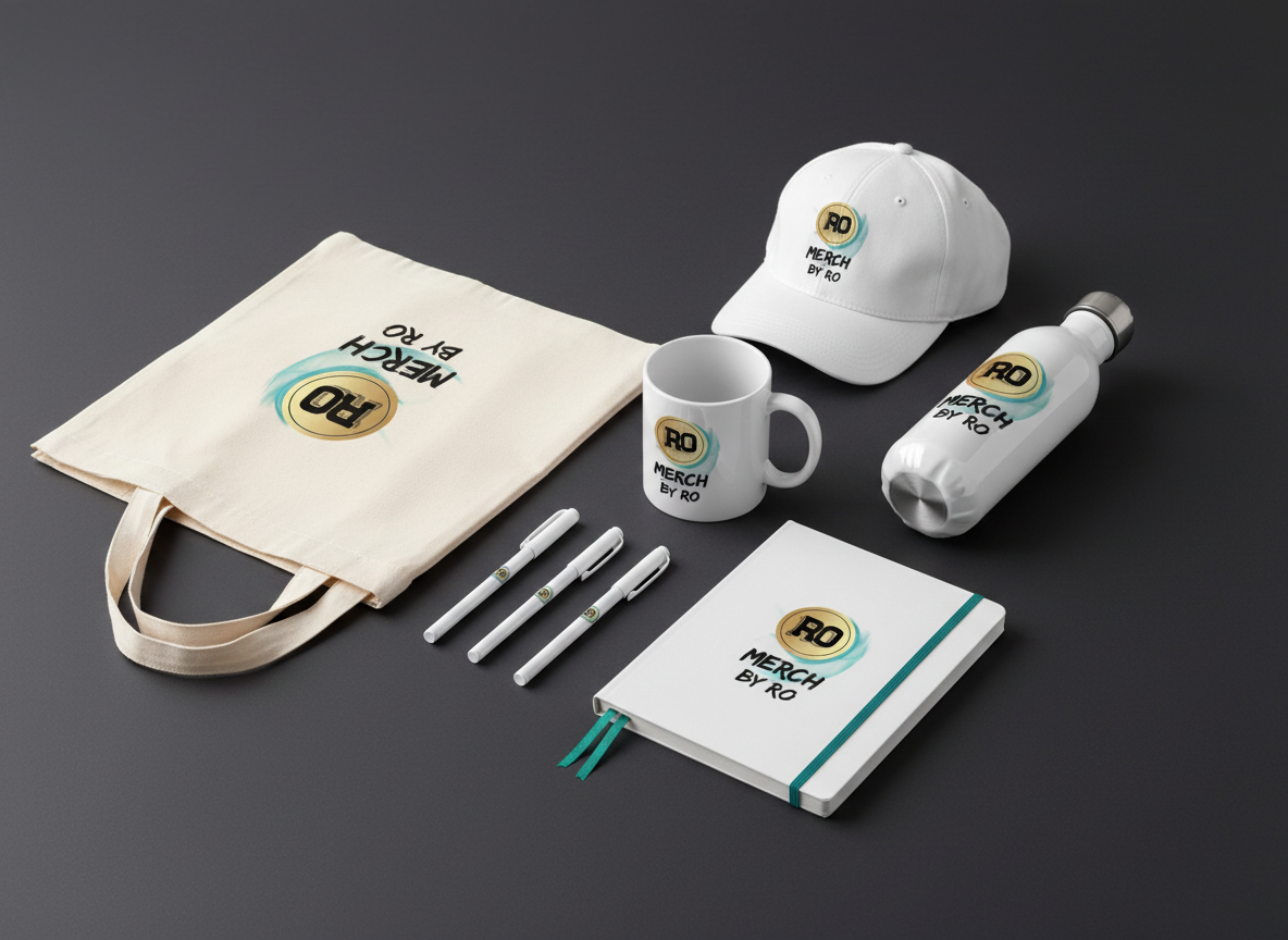 Merch By Ro branded merchandise
