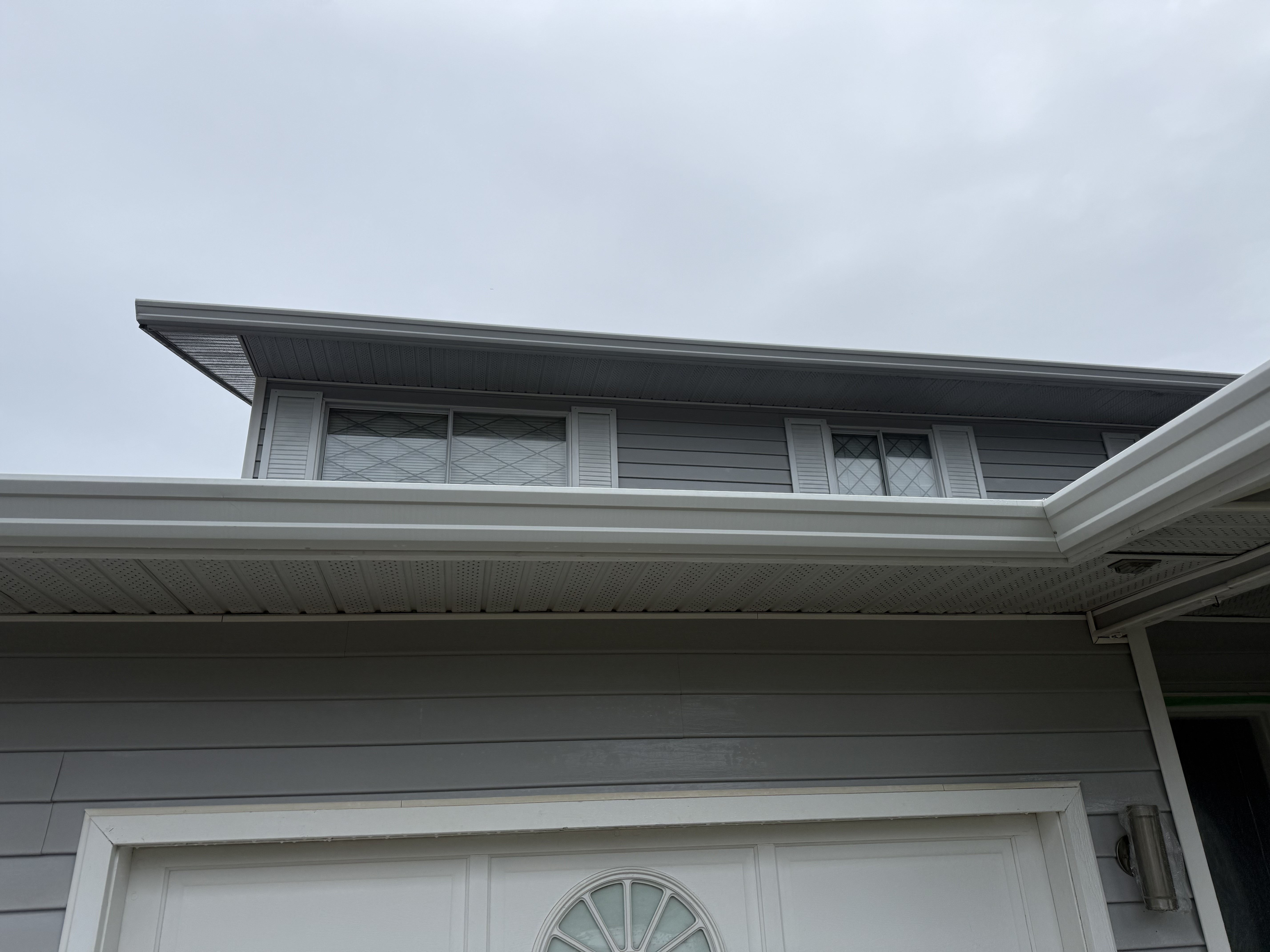 After — Garage & Dormer Wash