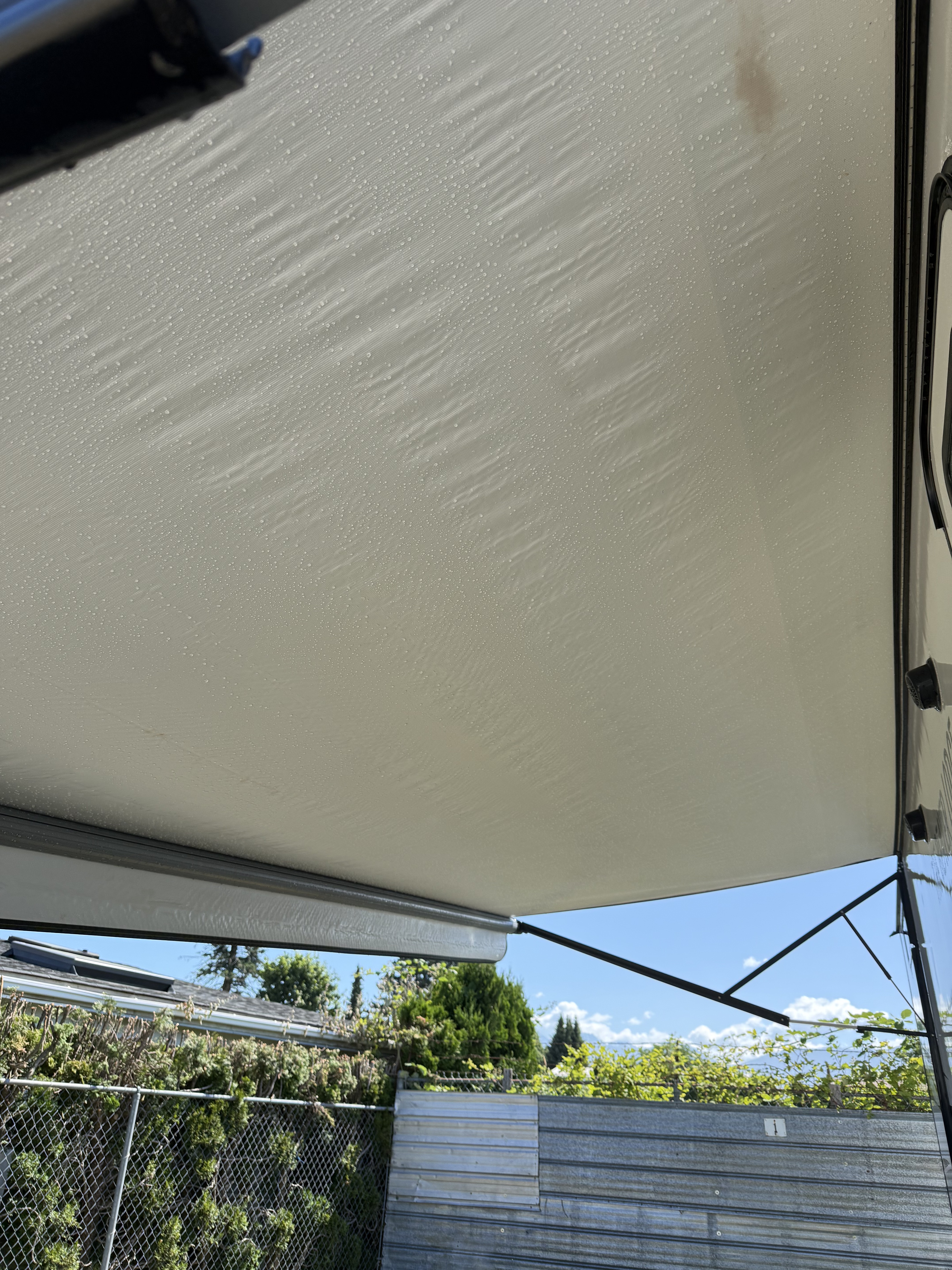 After — RV Awning (Eco-Friendly Soft Wash)
