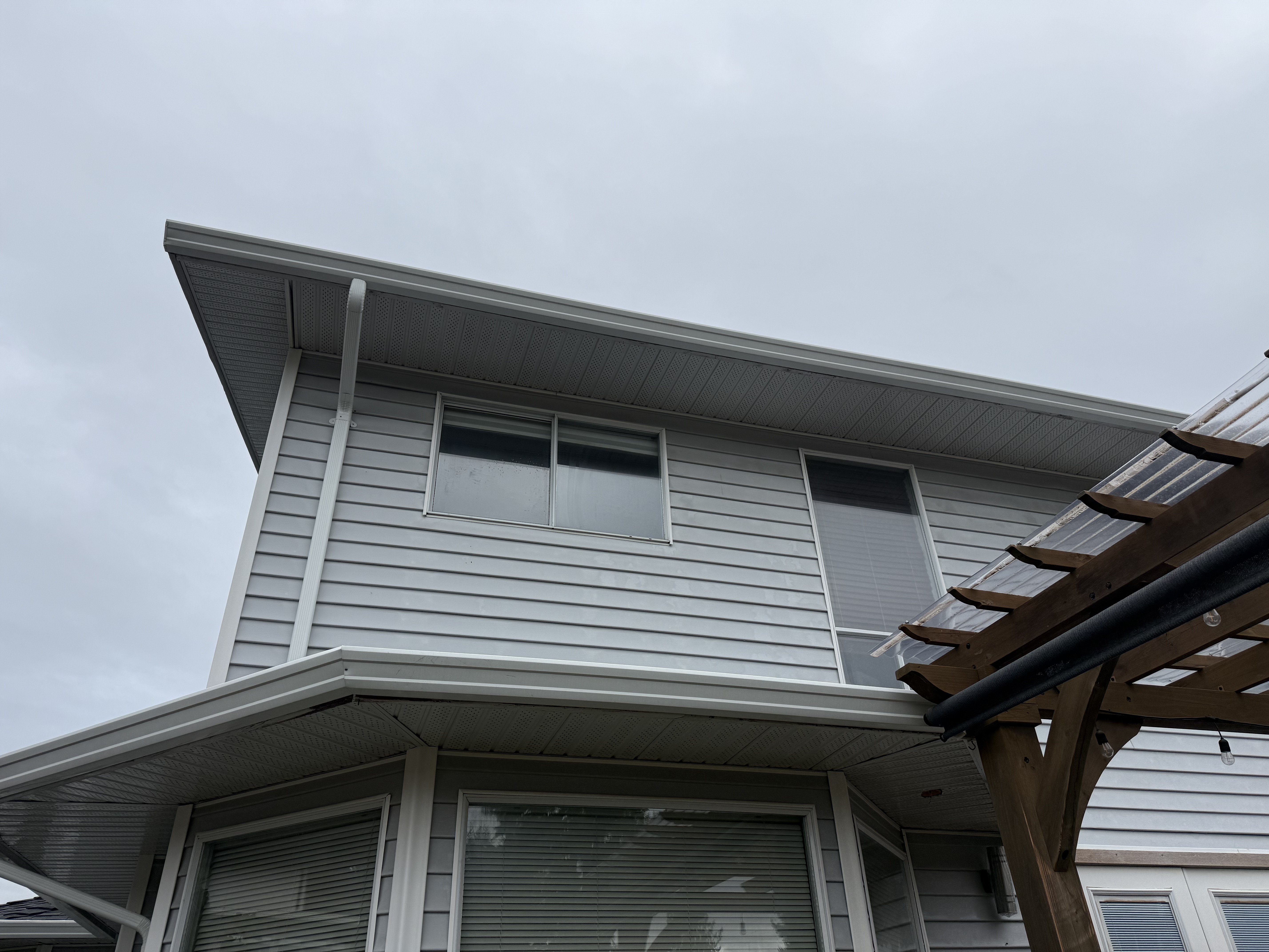 After — Soffit & Siding Wash