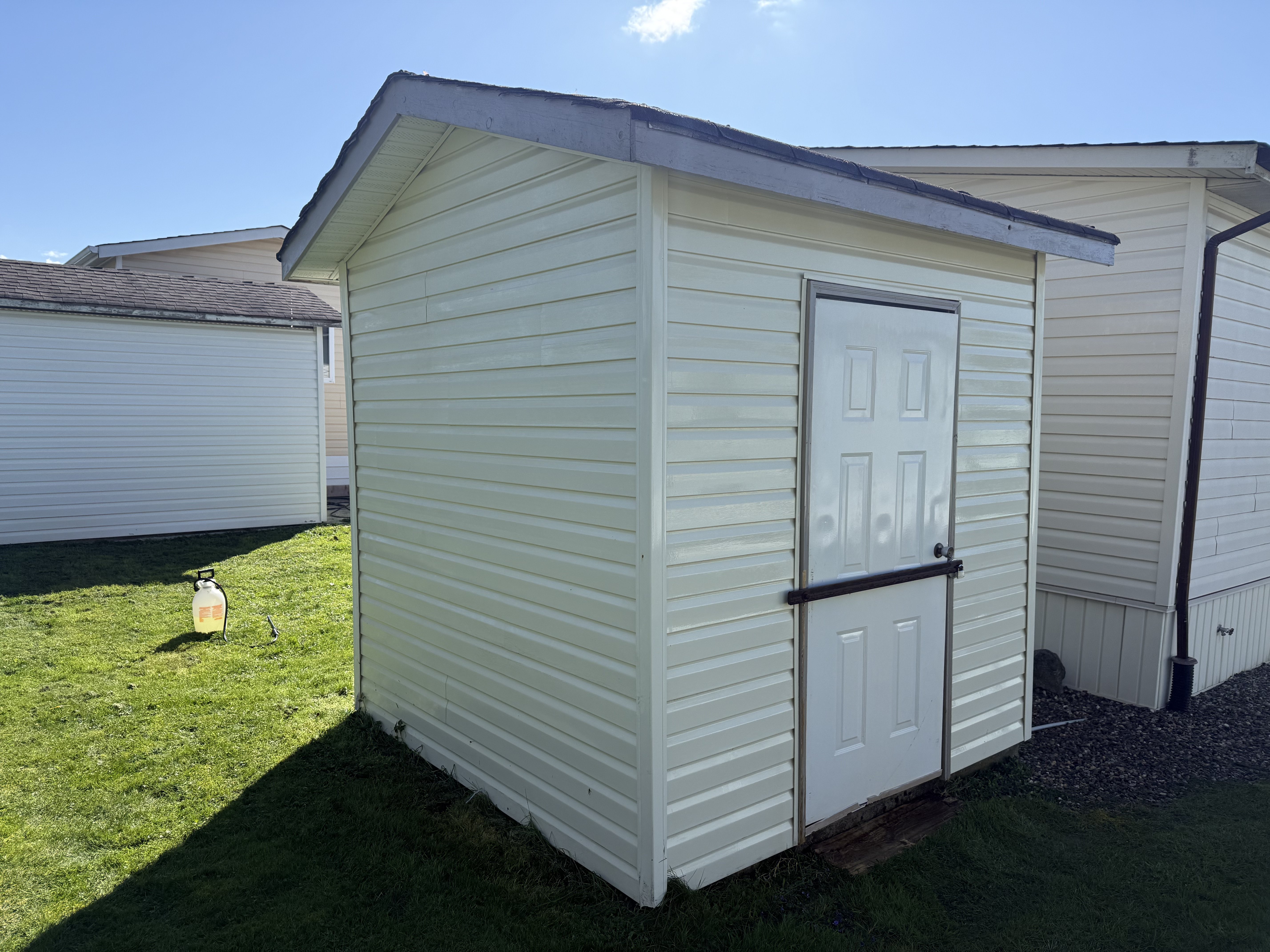 After — Shed Exterior Wash