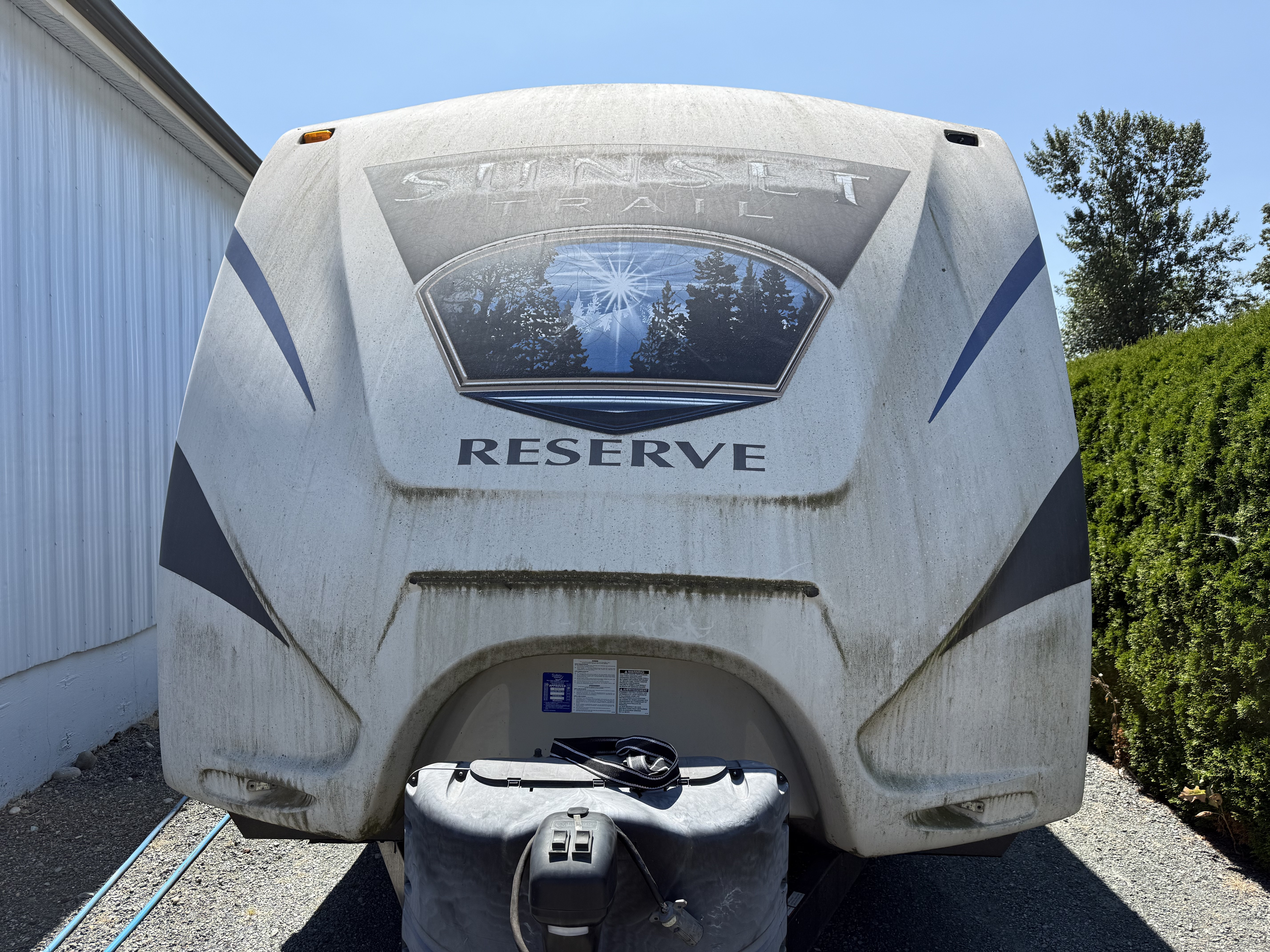 RV before wash