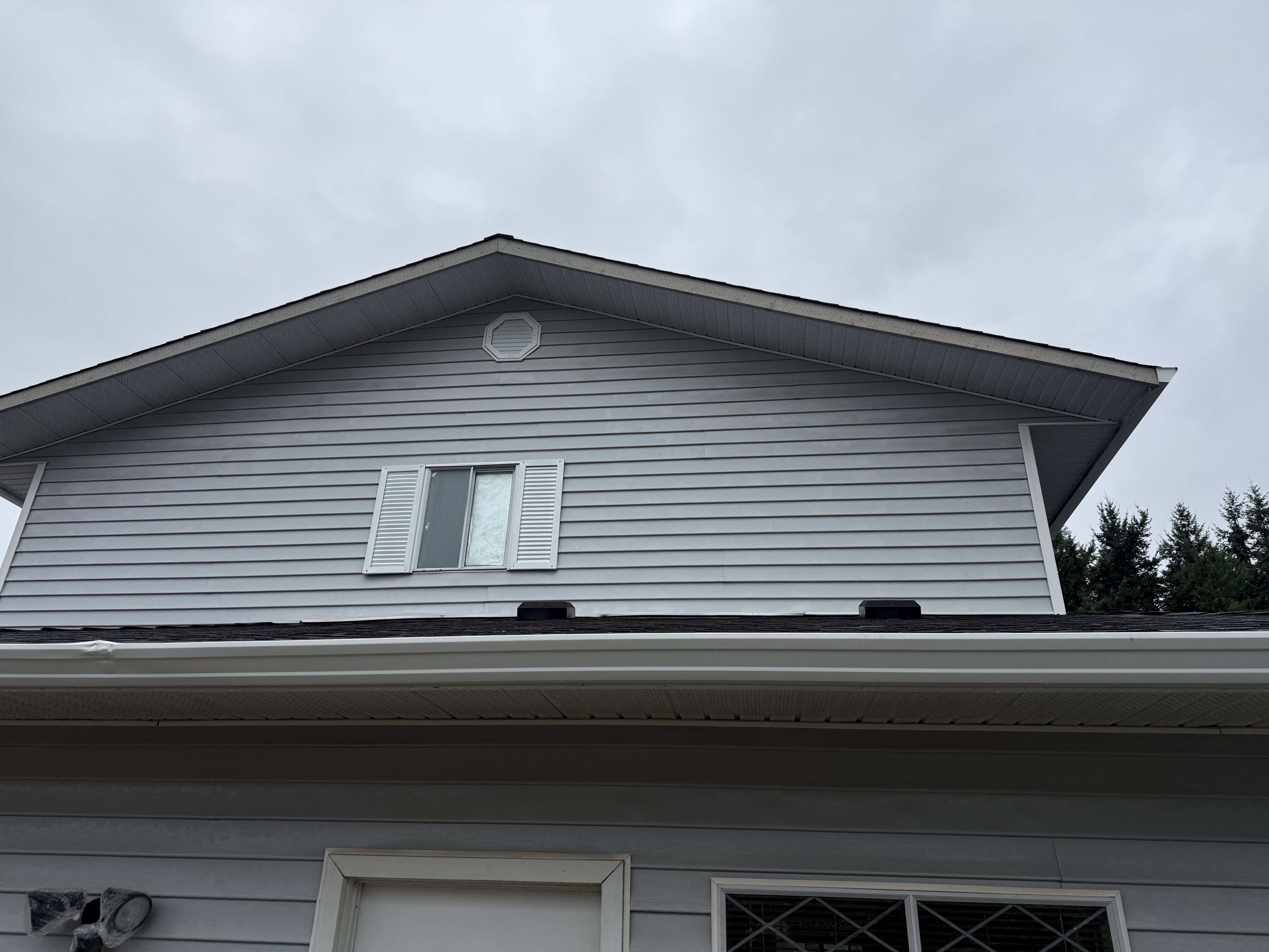 After — Upper Siding Wash