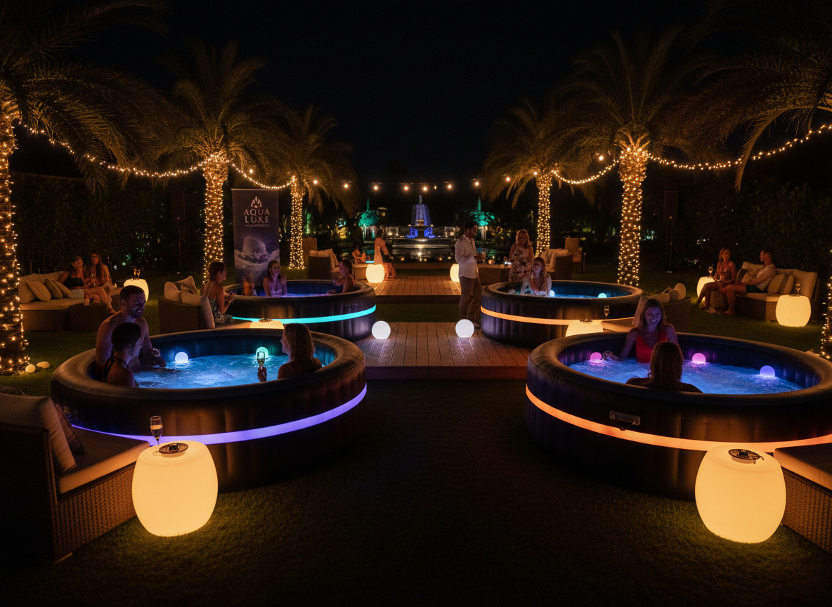 Hot Tub Hire UK | Luxury Hot Tub Hire for Events & Parties | Forte ...