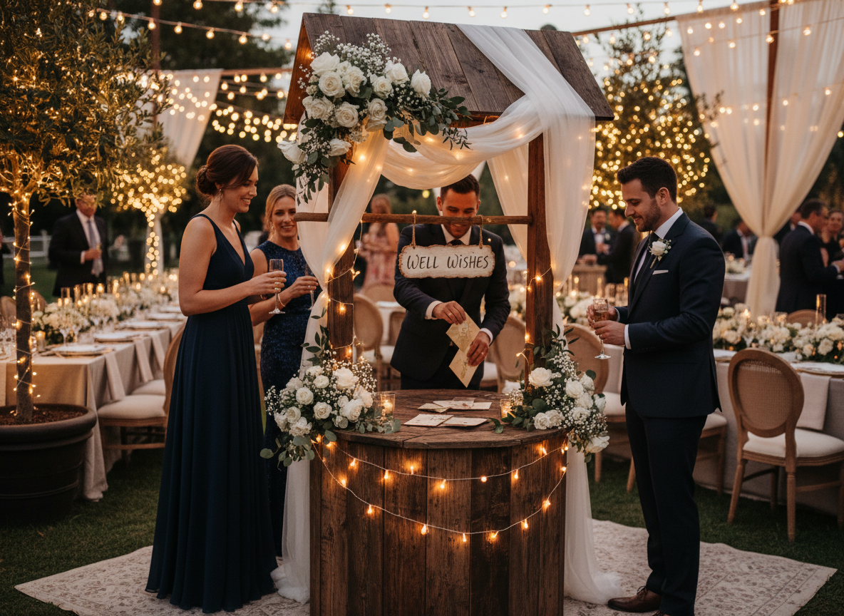 Wishing well hire wedding