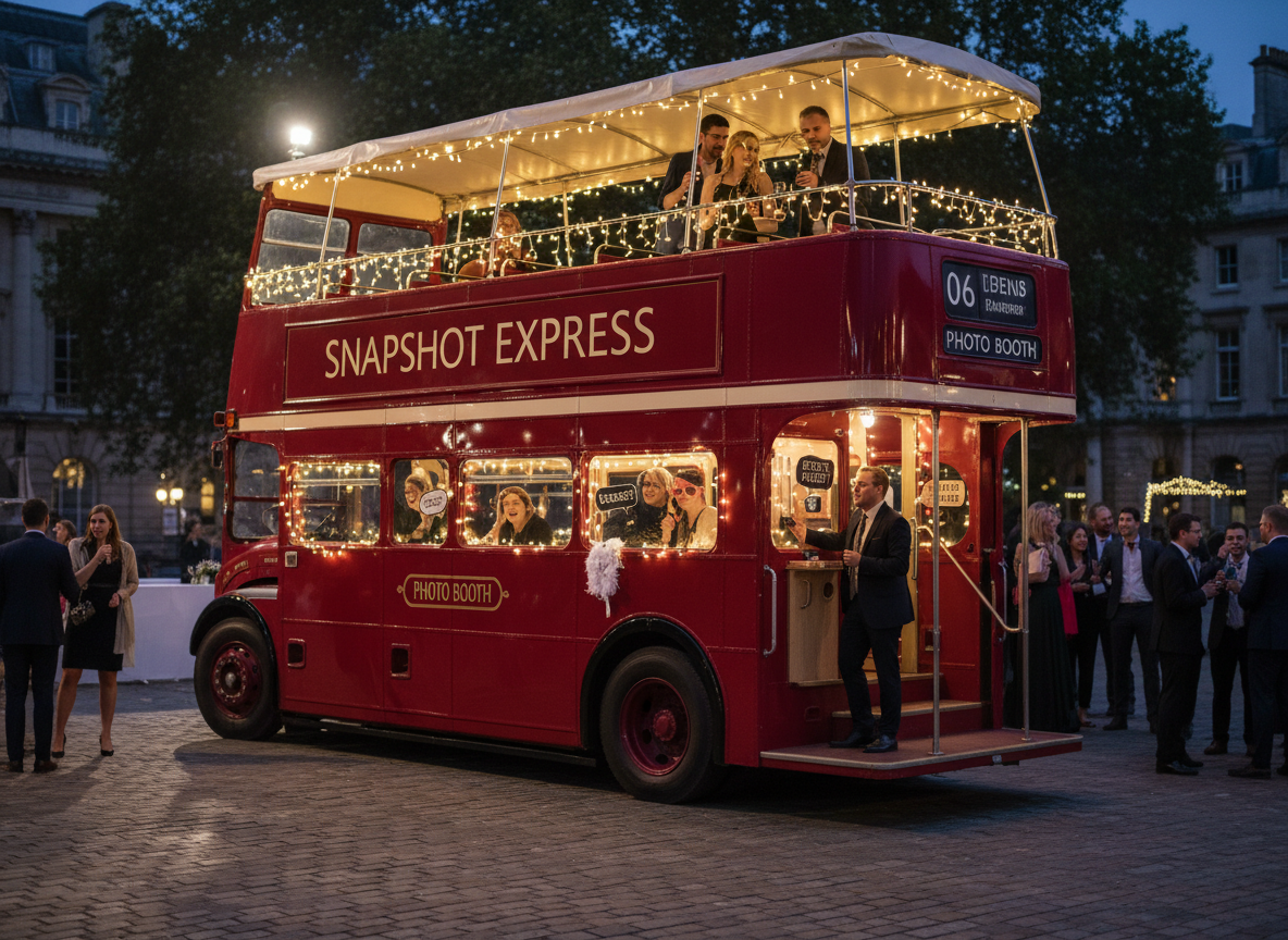 Photo booth bus hire UK