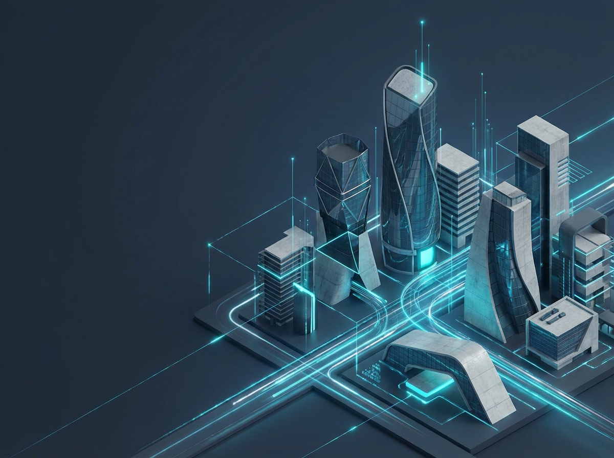 Digital Construction Background