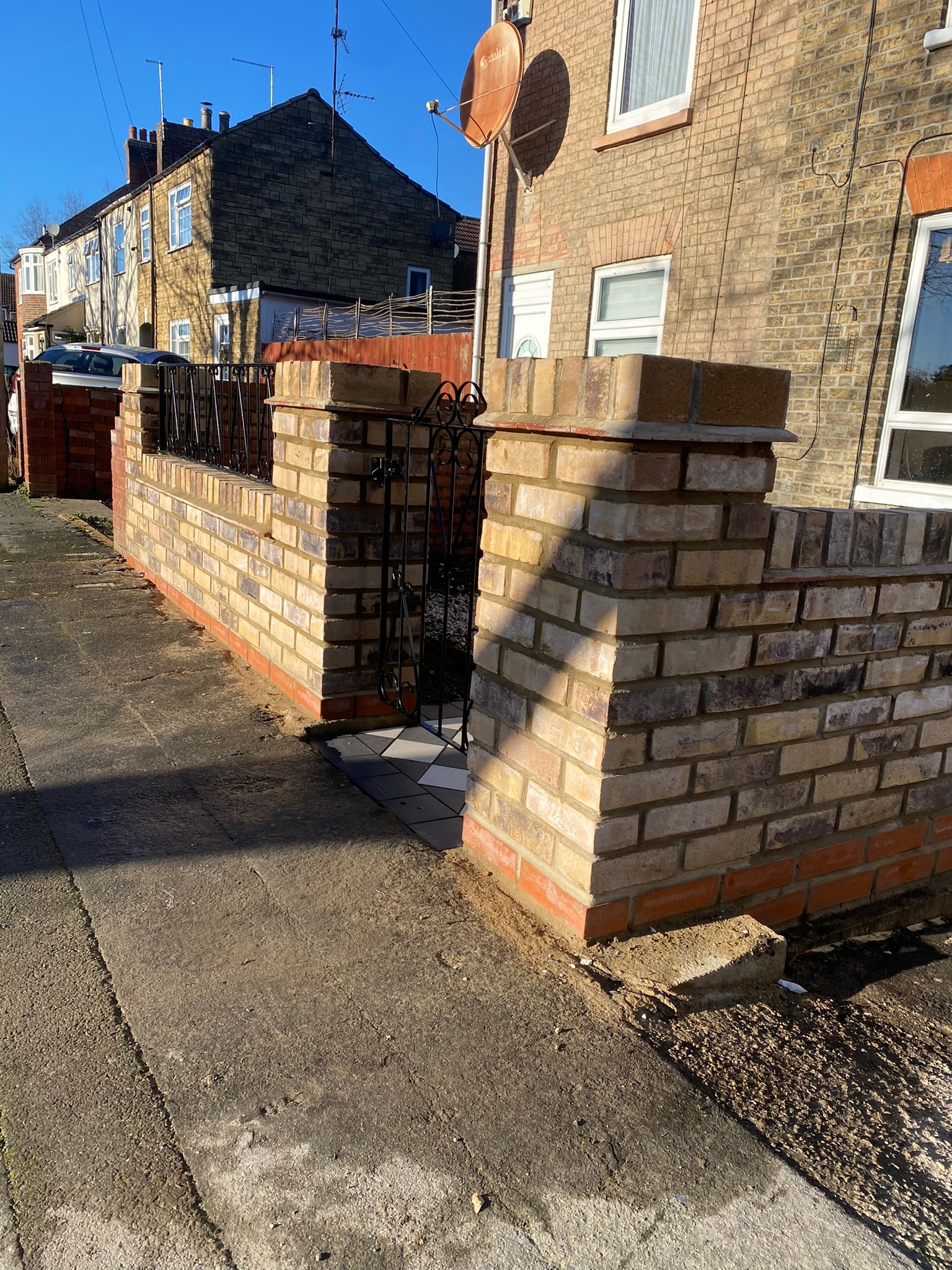 BRICKWORK & IRONWORK GATE