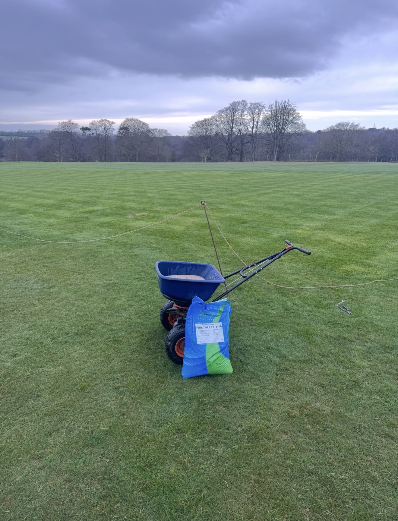 Feeding sports turf maintenance East Sussex