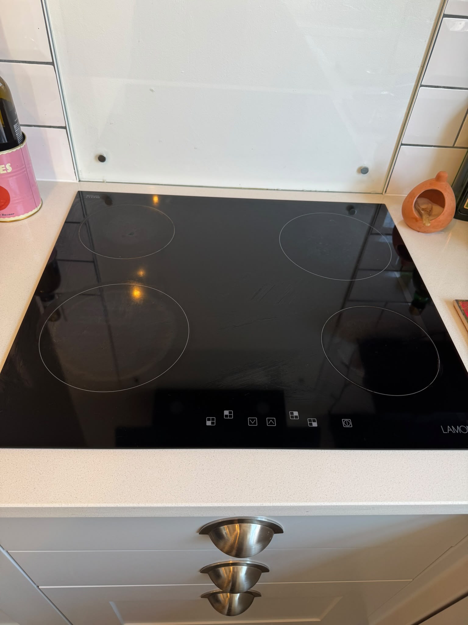 Clean ceramic hob after professional clean