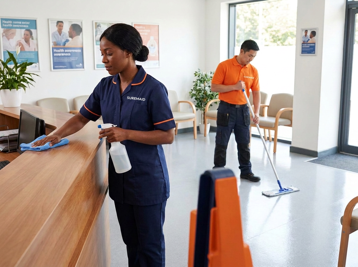 Suremaid healthcare premises cleaning service Thurrock Essex