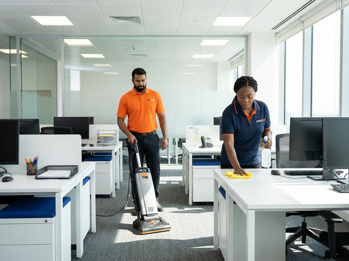 Suremaid office cleaning service in Thurrock and Essex