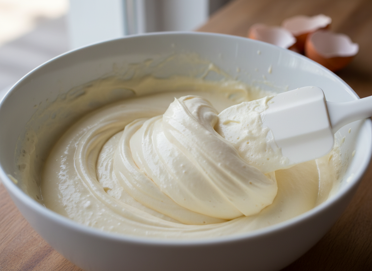 Fold in the mascarpone
