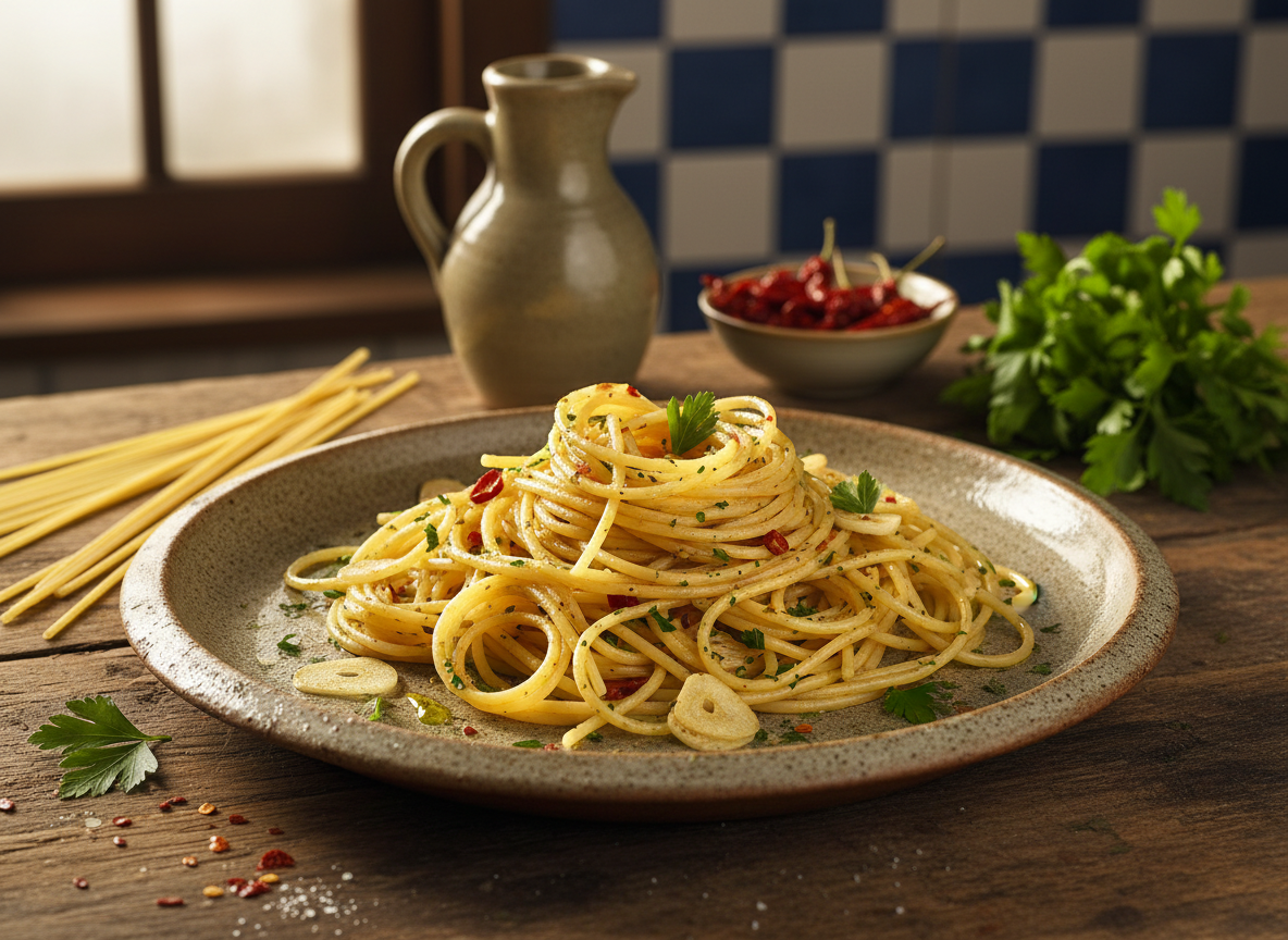 Spaghetti Aglio, Olio e Peperoncino