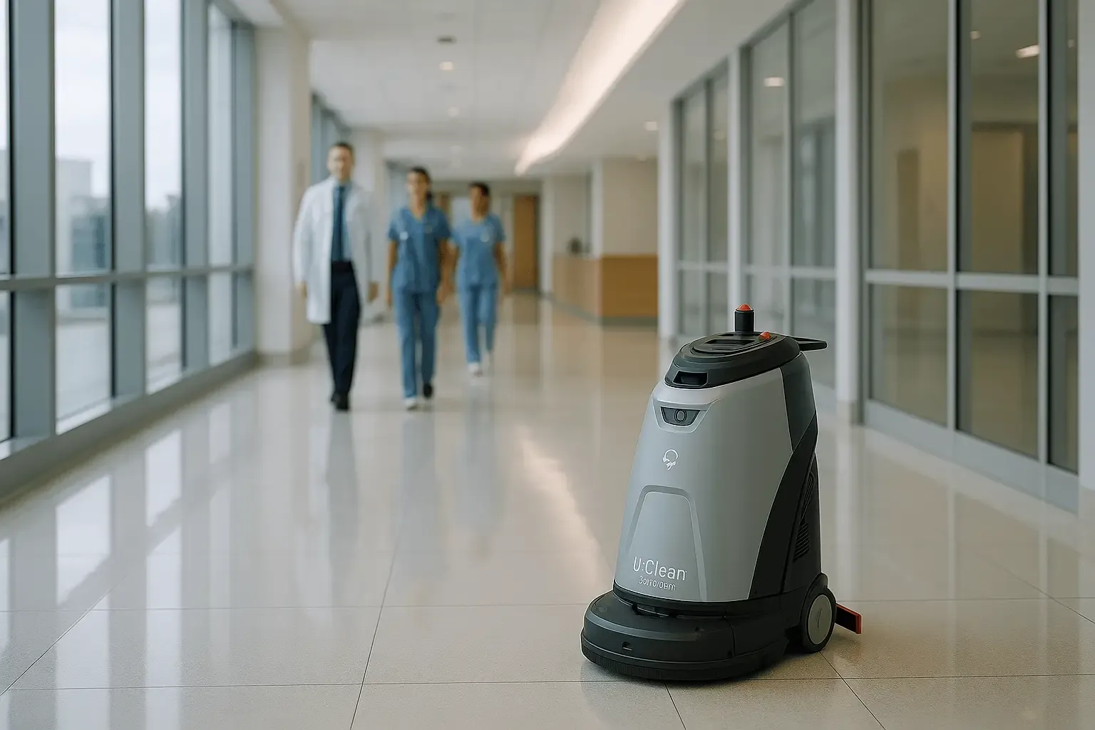 Vaskerobot i sykehusmiljø