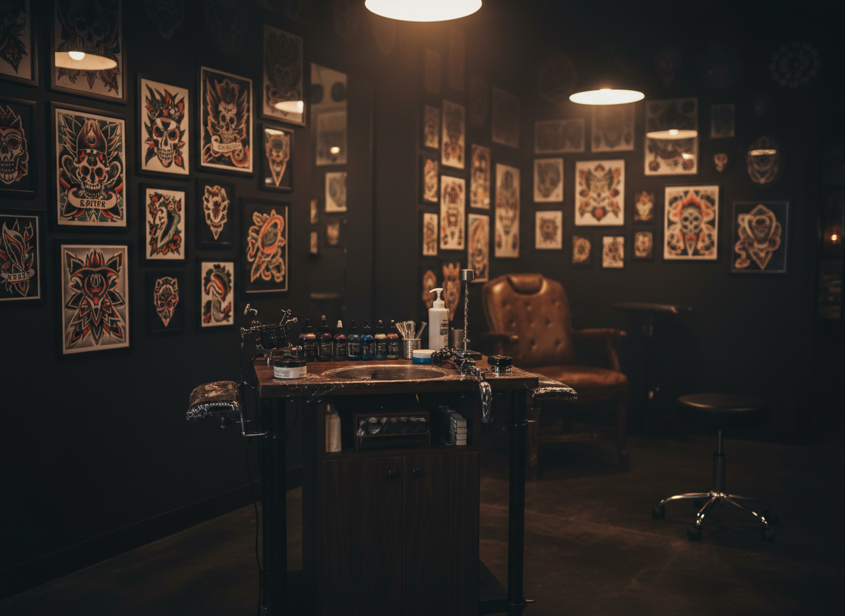 Outside Tattoo Studio