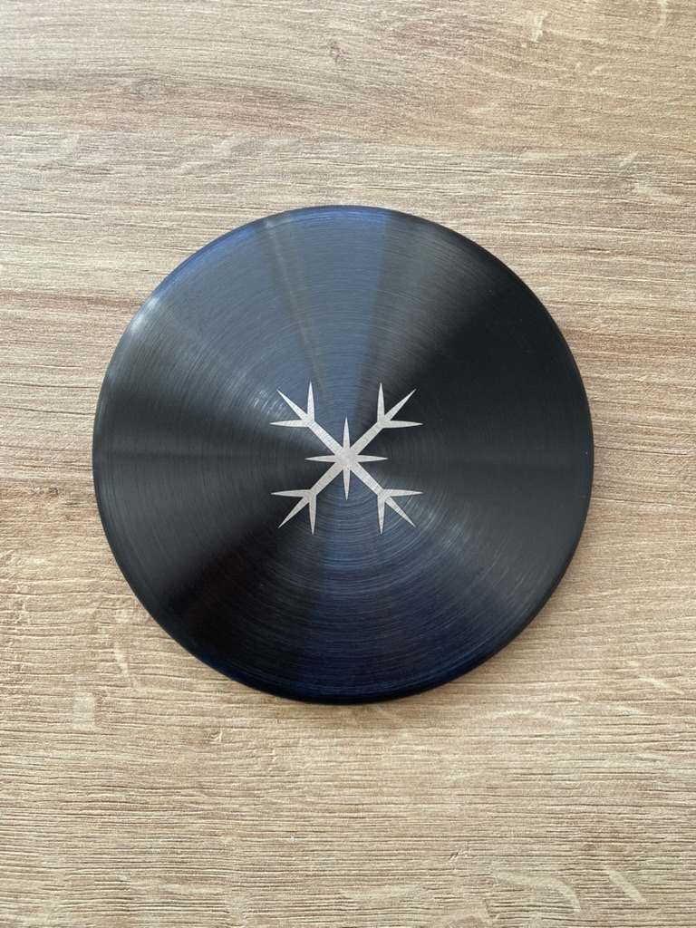 SOLID TOUCHE zwarte sensor met koudwater-icoon