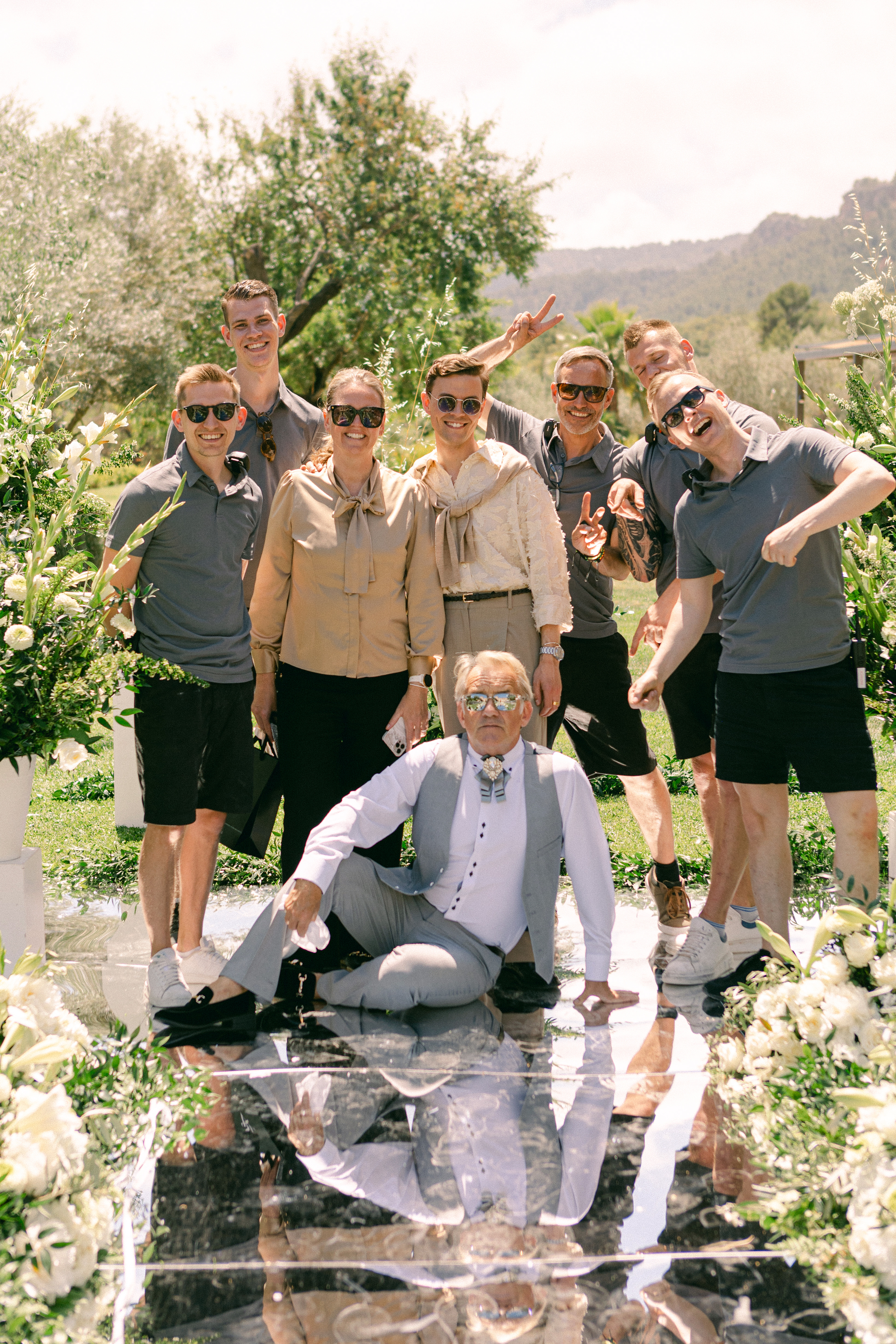 Teamwork behind the scenes