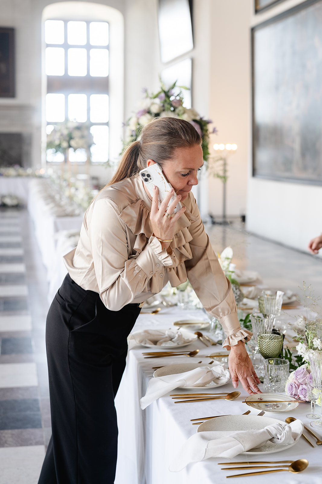 Christel at work, Kronborg Castle