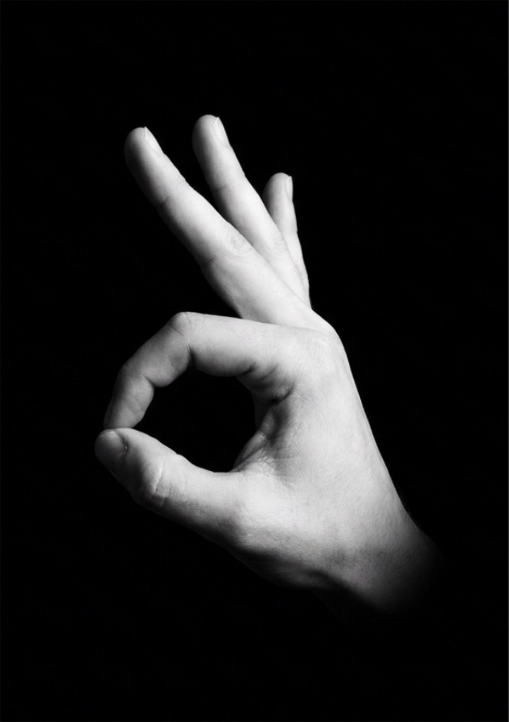 FloorDrop logo — hand making a d sign