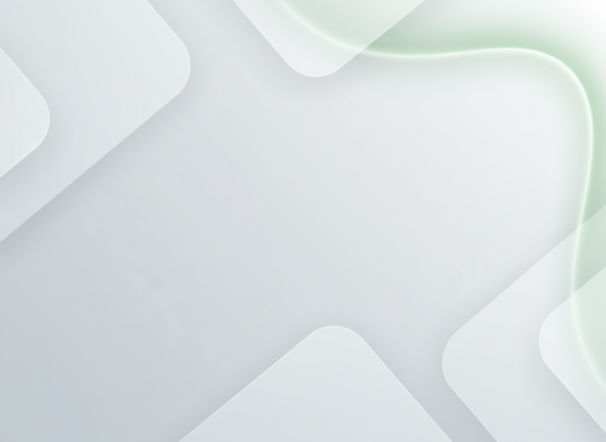 Minimalistische abstracte achtergrond in lichtgrijs met groen accent