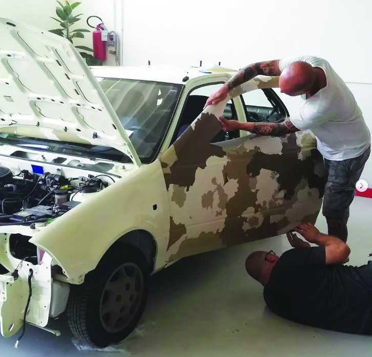Wrapping completo automezzo per cliente privato
