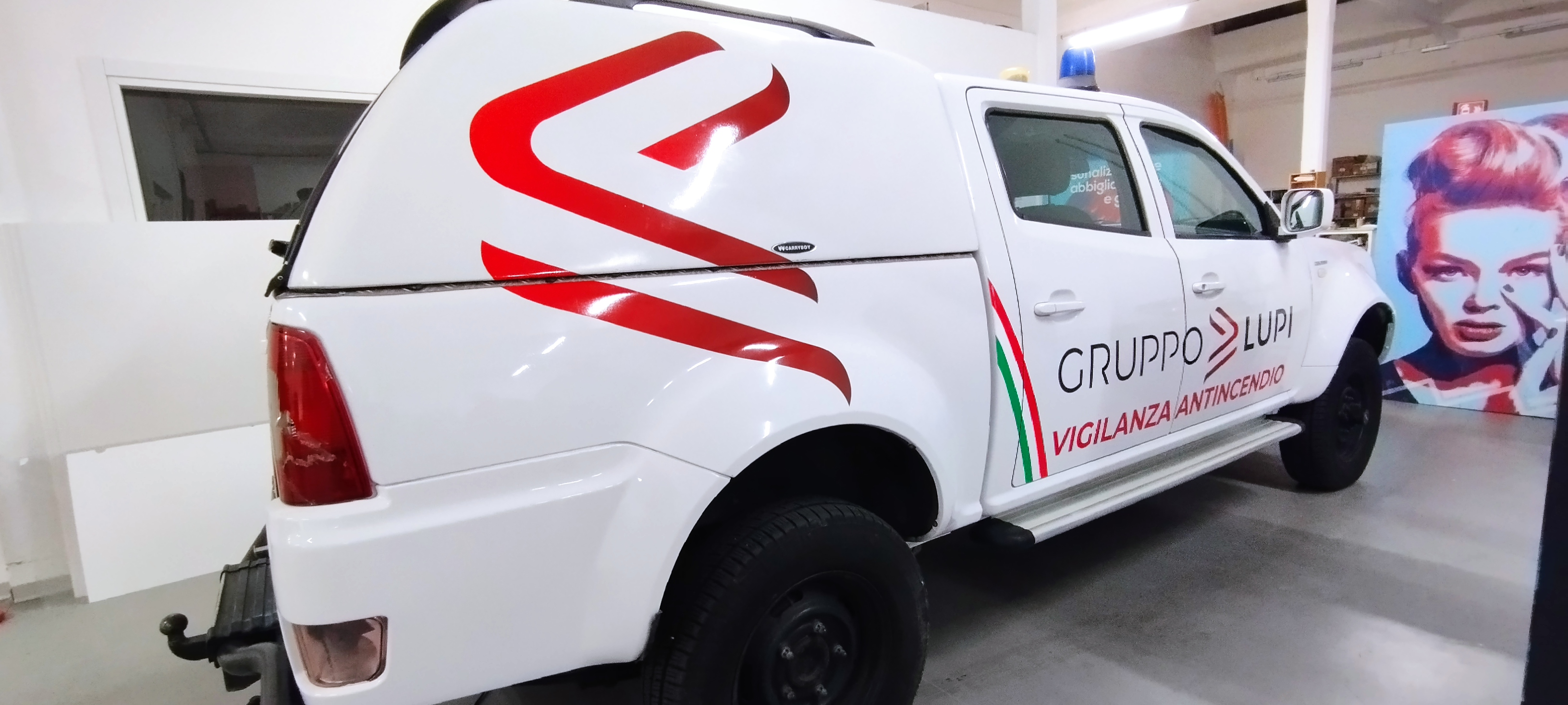 Wrapping automezzi Gruppo Lupi