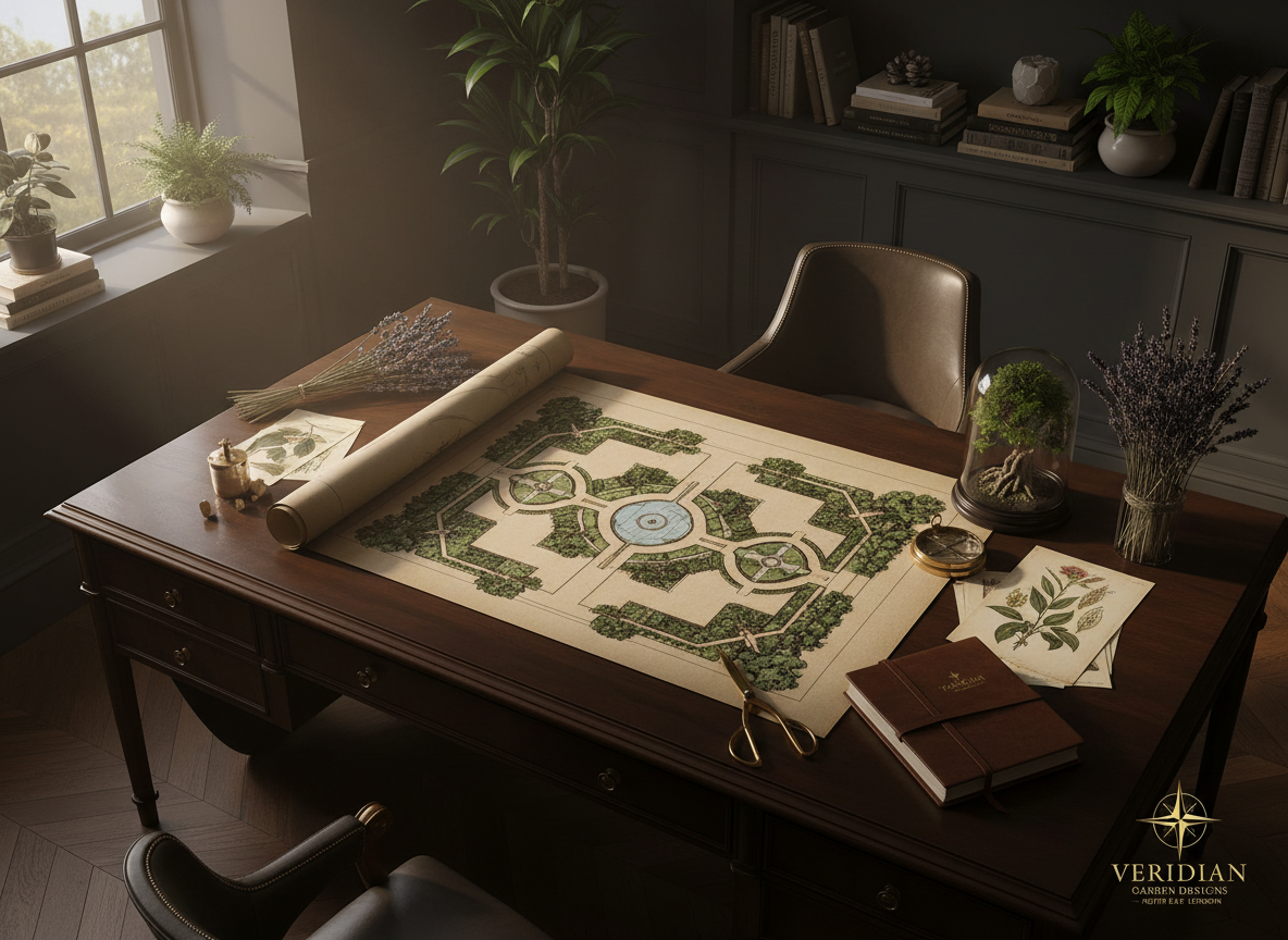Premium garden design concept — professional garden layout planning by Wicked Gardens LTD South East London