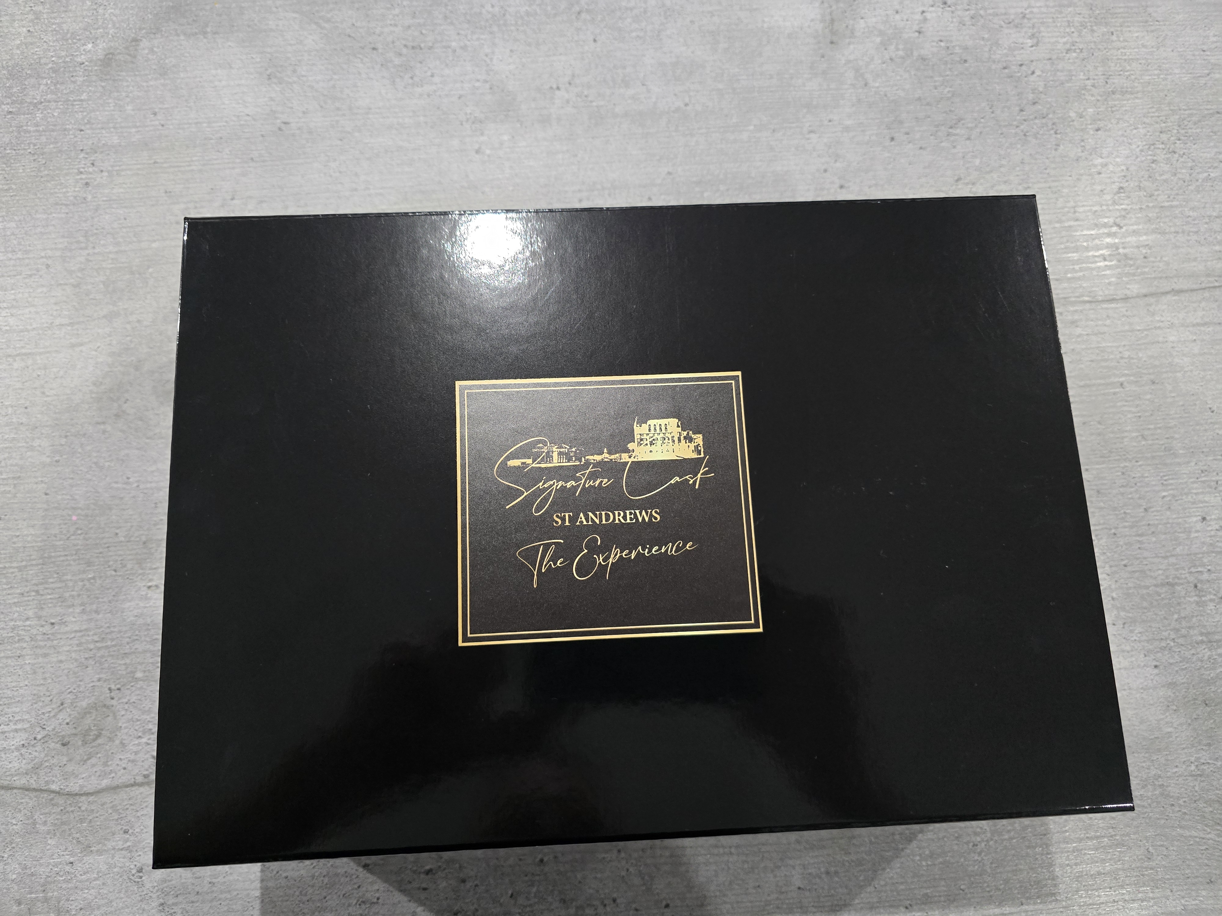 Signature Cask Experience Set — black gift box