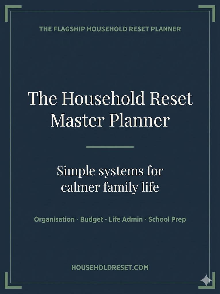 The Household Reset Master Planner by Household Reset