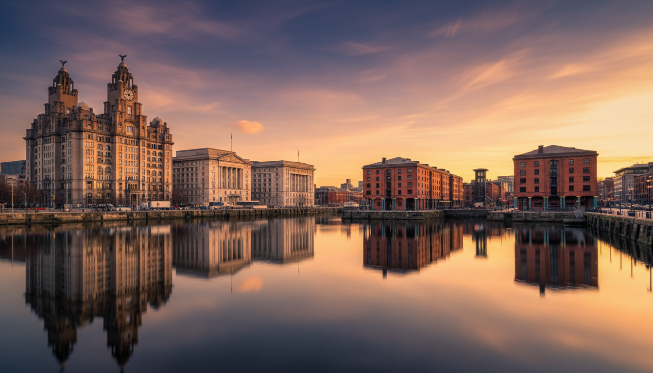 Liverpool waterfront and Albert Dock — iconic waterfront city for event management, team building and venue finding