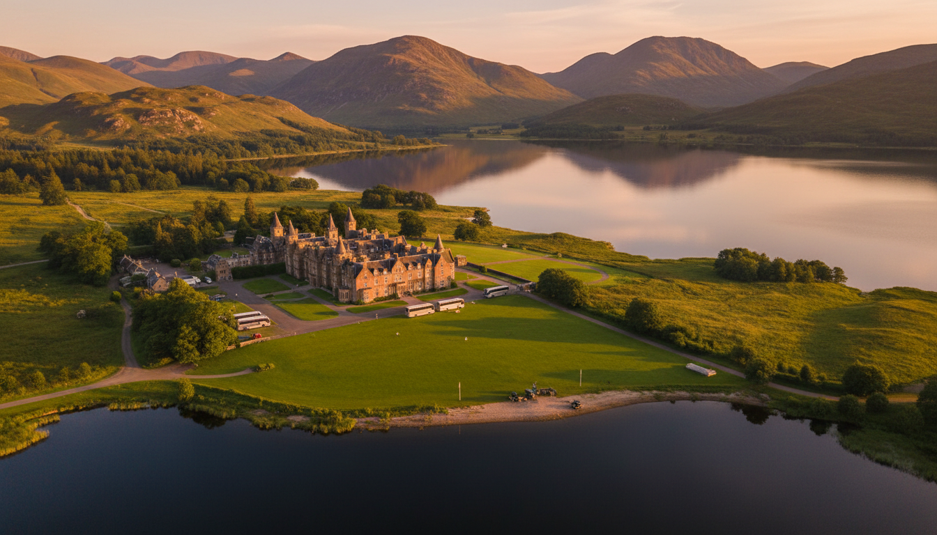Glasgow event management — corporate events at Loch Lomond estates and city venues across Scotland's largest city