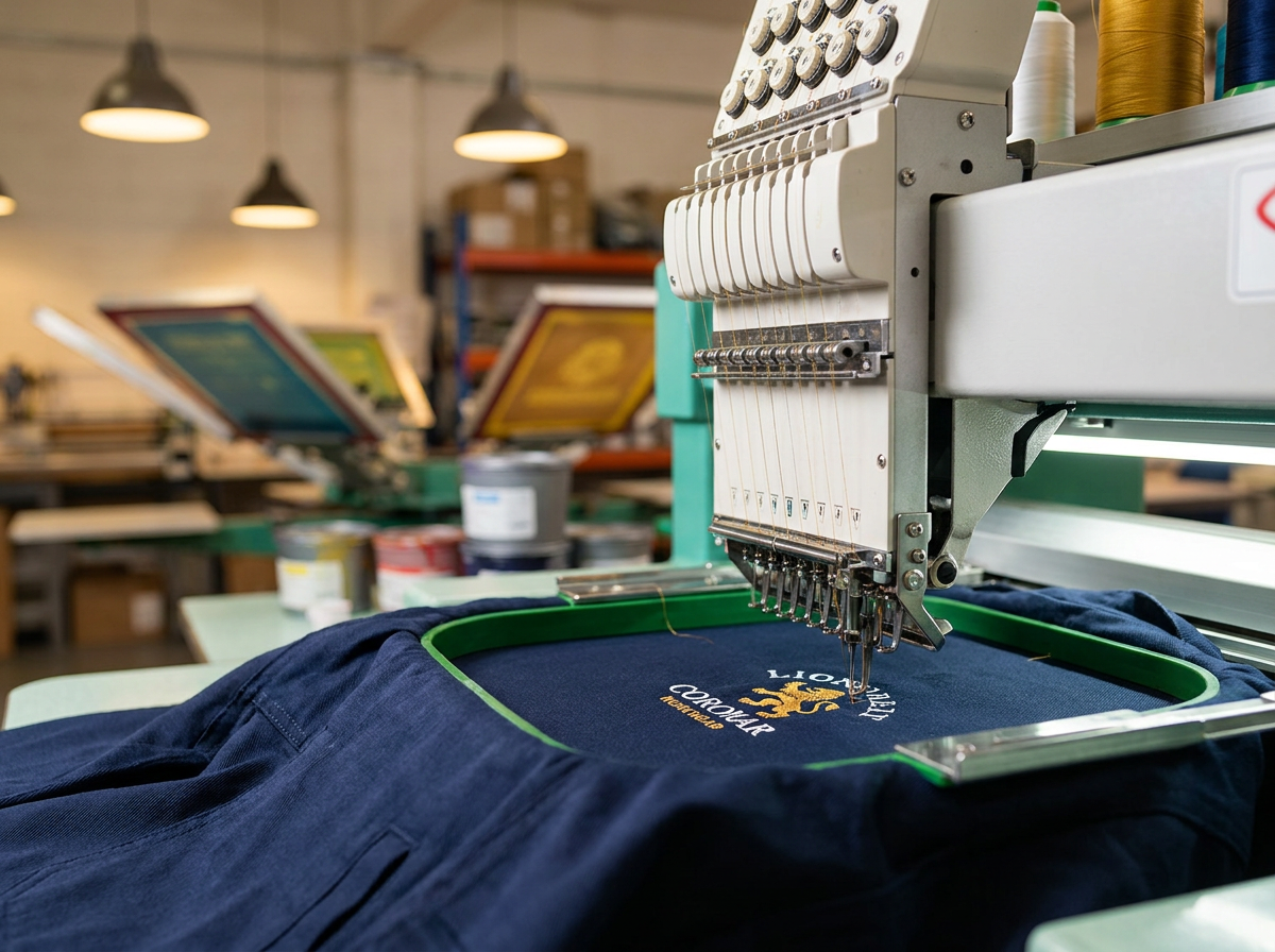 Broderi på arbeidsjakke - Prozo trykkeri Sarpsborg