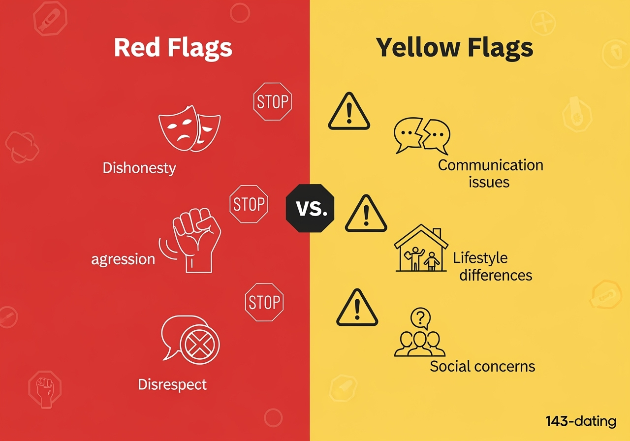 Red Flags vs Yellow Flags Dating Guide