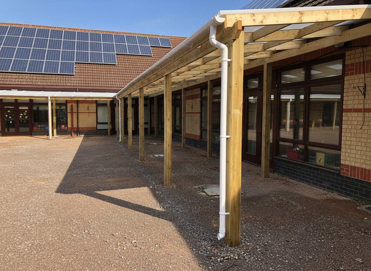 Covered Walkway Pergola