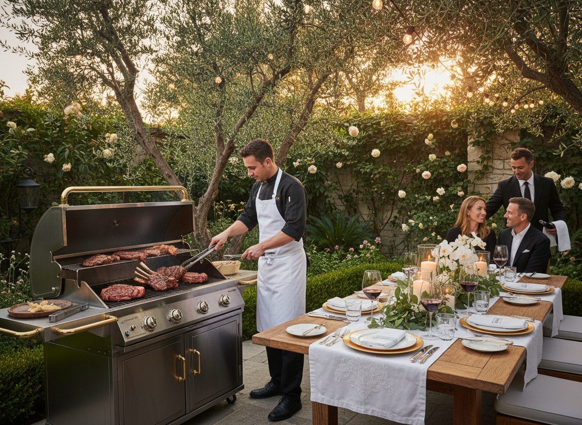 Luxury BBQ setup