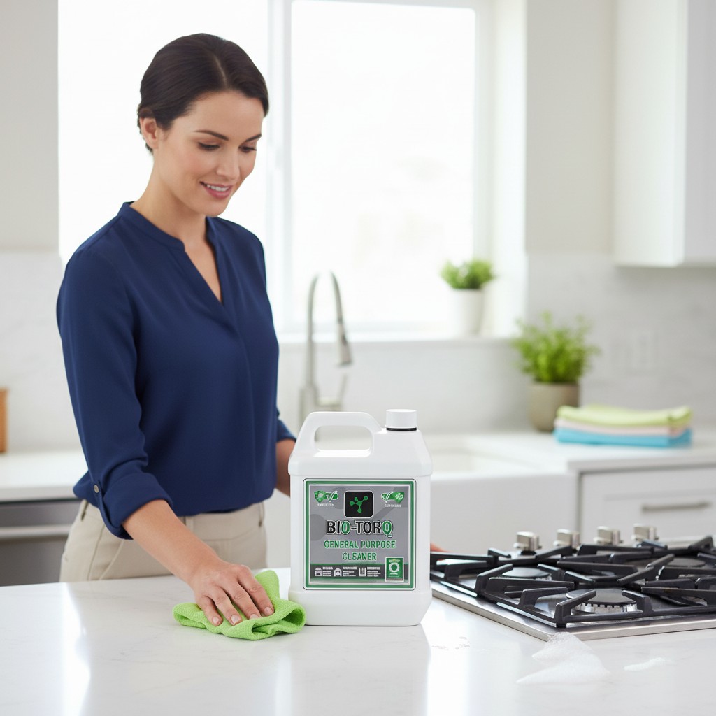 Professional cleaning with Bio-Torq General Purpose Cleaner
