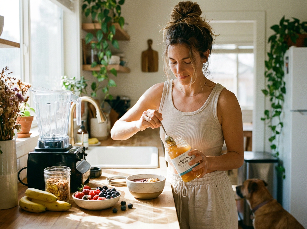 Sea moss in morning routine