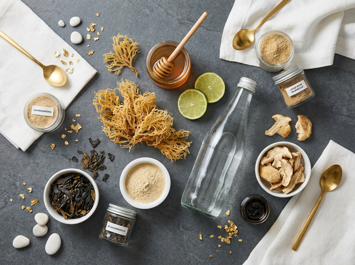 All ingredients laid out flat