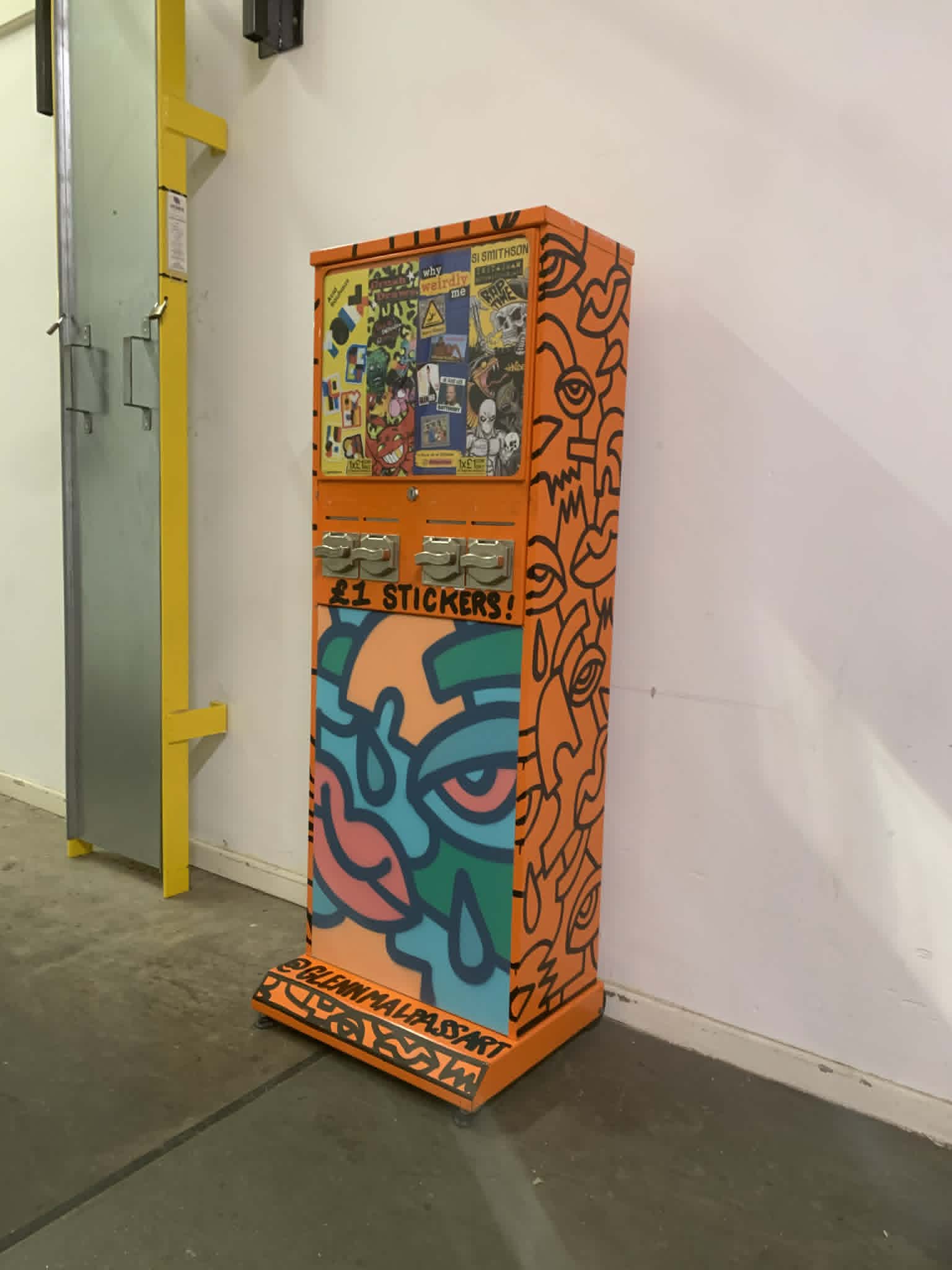 Goblln 1 — The Northern Sticker Machine painted by Glenn Malpass