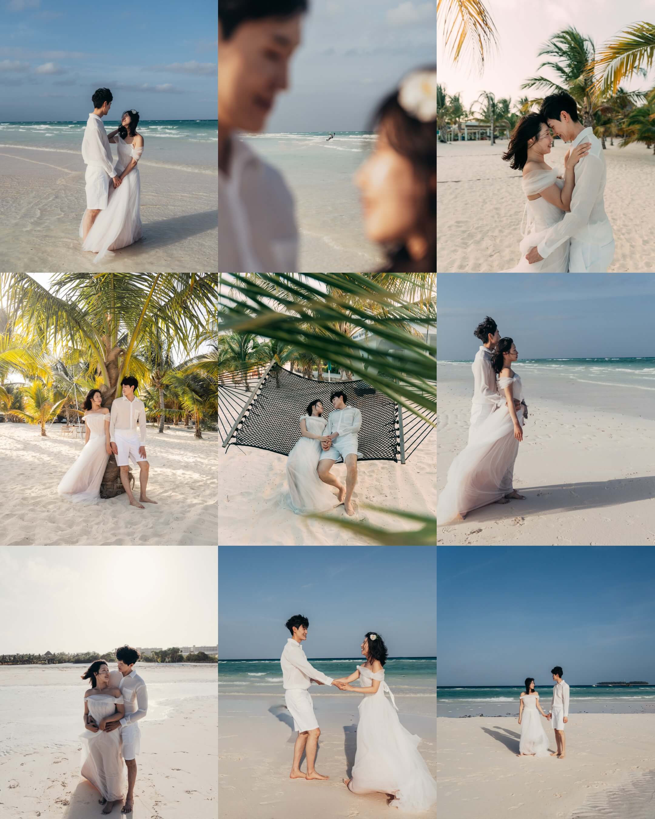 Couple photoshoot compilation at The Mora, Zanzibar