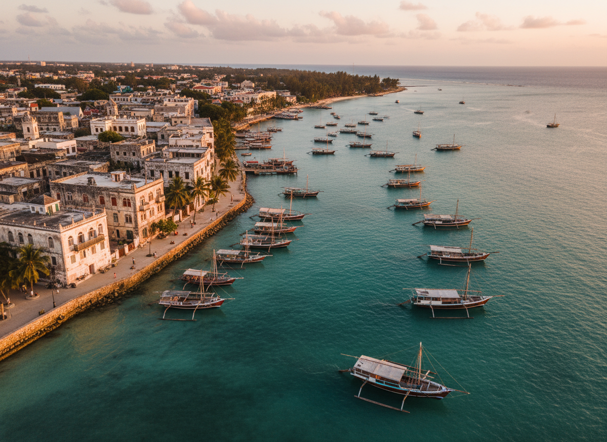 Zanzibar Stone Town waterfront